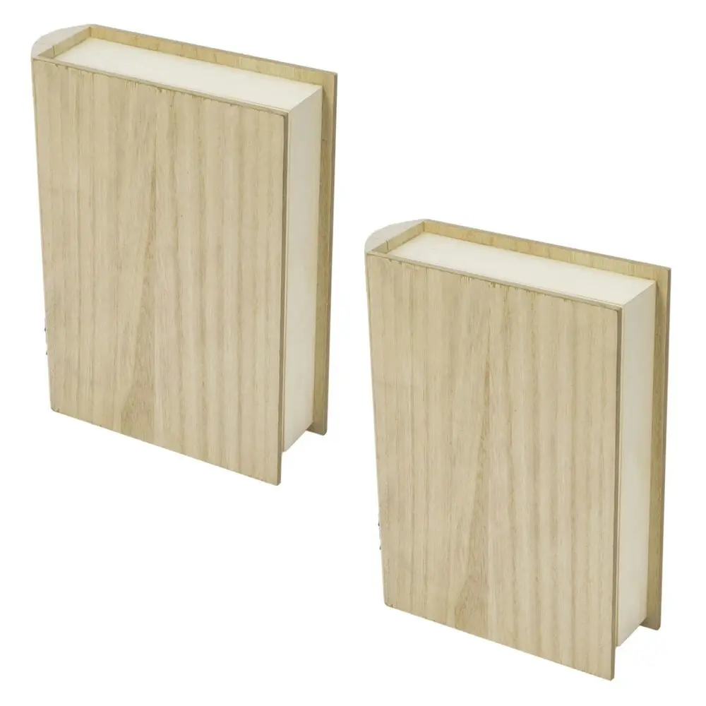 2x Boyle Craft 28x20cm Storage Book Box Kids/Adult DIY Art Home/Room Decor Large