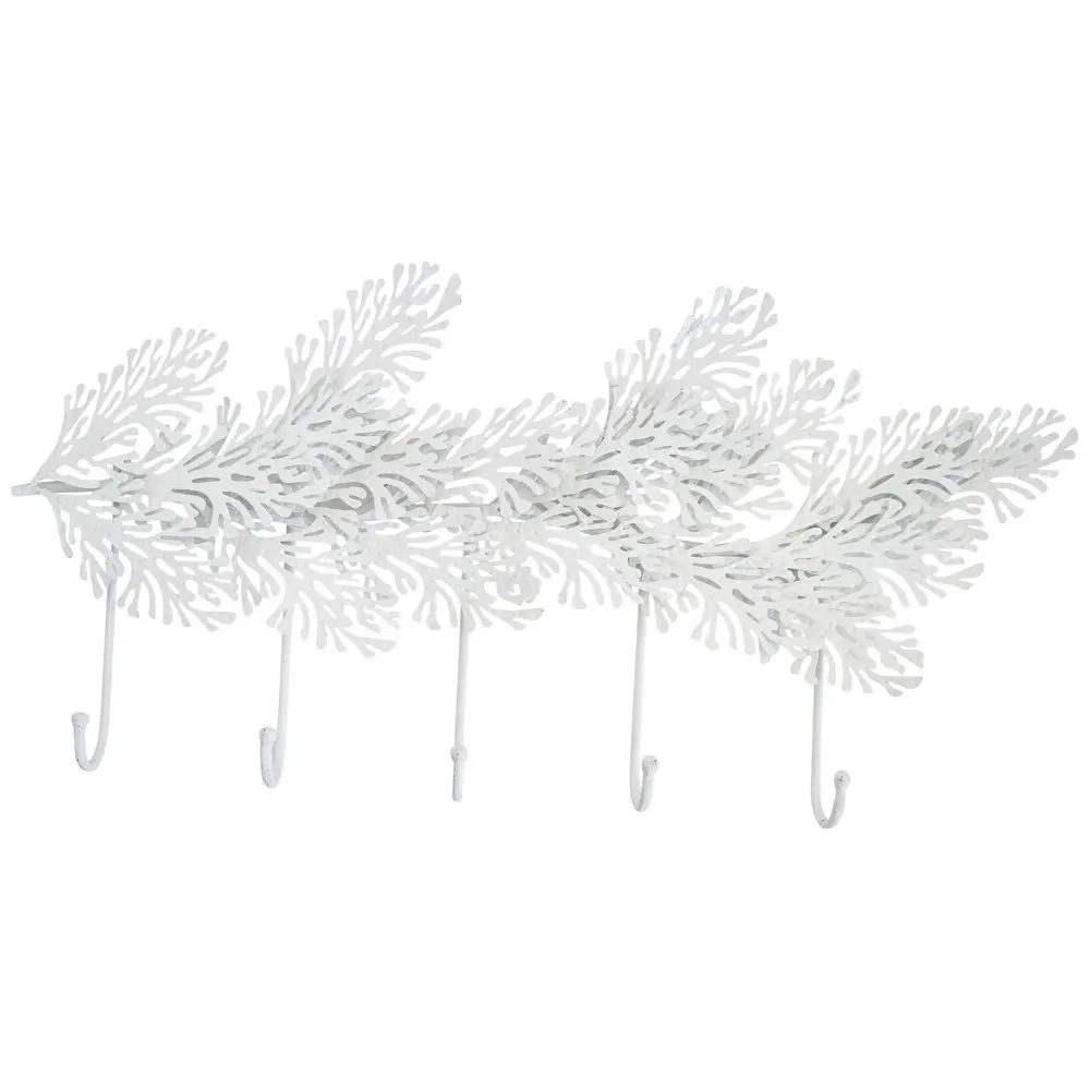 LVD Metal Hook Reef Decorative Hanging Home Decor Organisation 91x44.5cm WHT