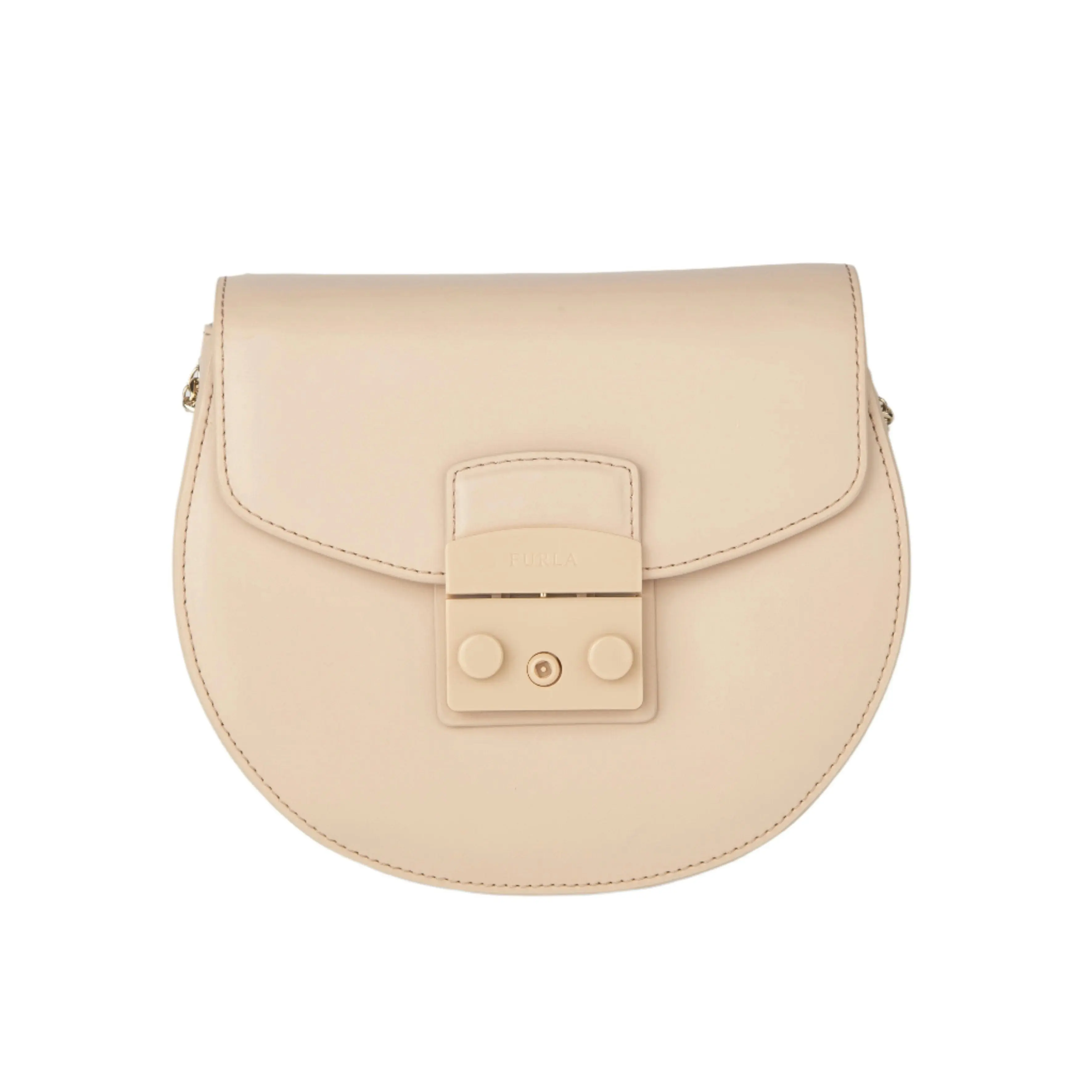 Furla Metropolis Mini Crossbody Round - New Calf Ballerina