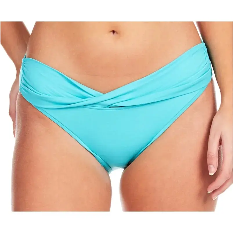 Seafolly Twist Band Hipster Bikini Bottoms - Seychelles Blue