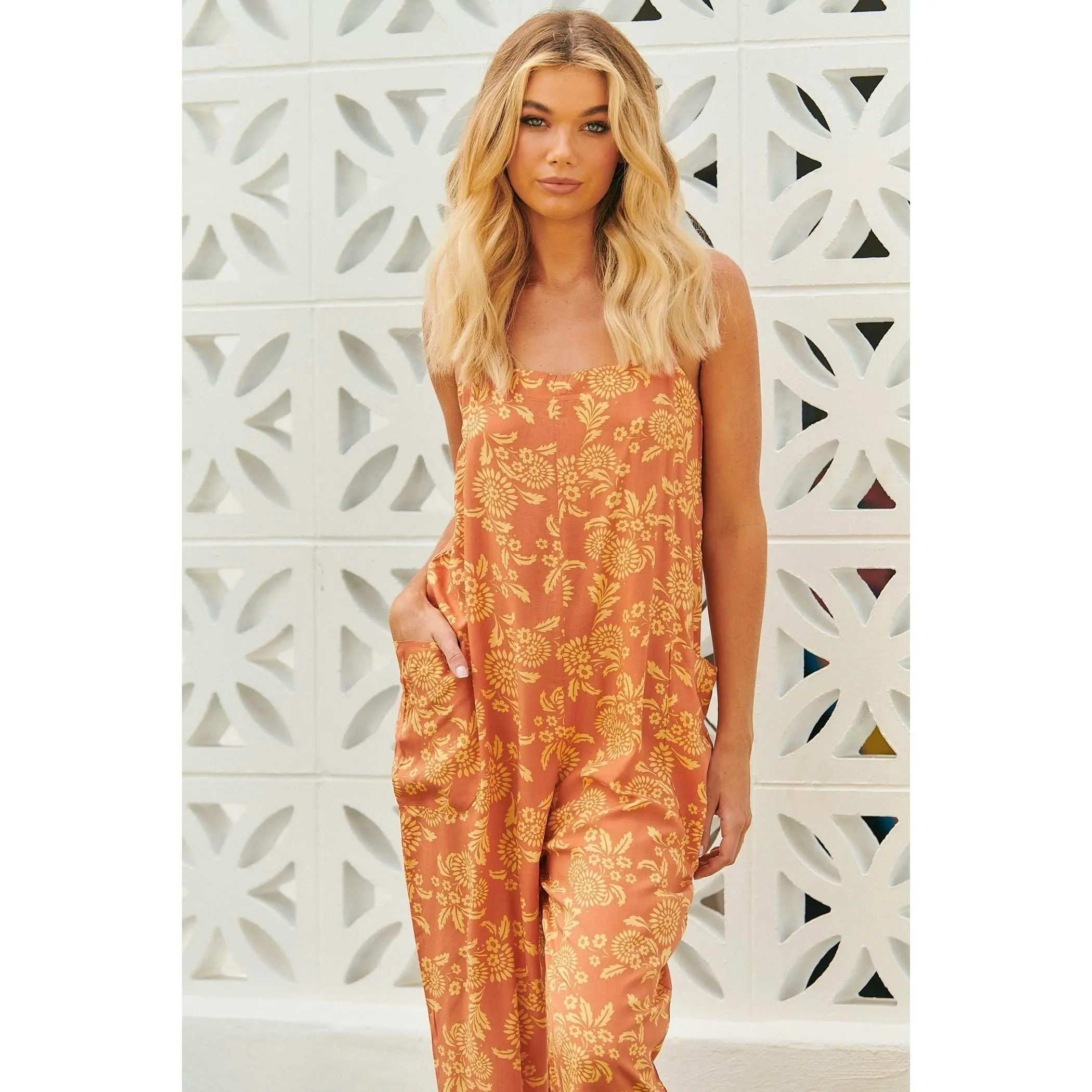 Jaase Day Dream Sun Print Zandra Jumpsuit