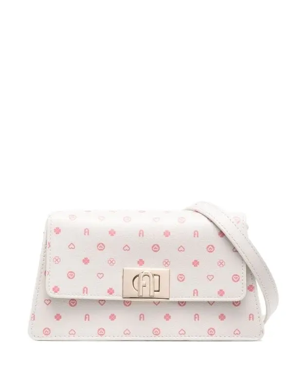 Furla Zoe Mini Leather Shoulder Bag - Marshmellow