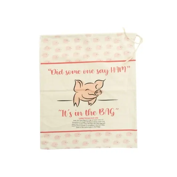 Calico Ham Bag, Pig Print- 50cmx40cm