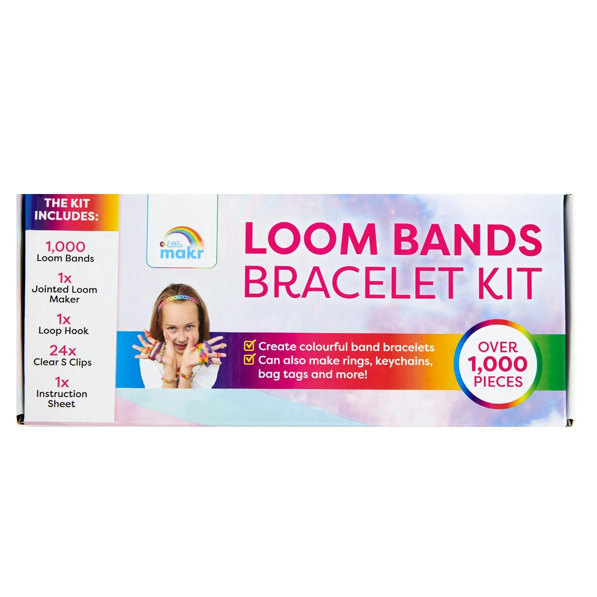 Little Makr Loom Bands Bracelet Kit, Over 1,000 Pieces