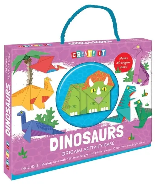 Create It Origami Activity Case, Dinosaurs