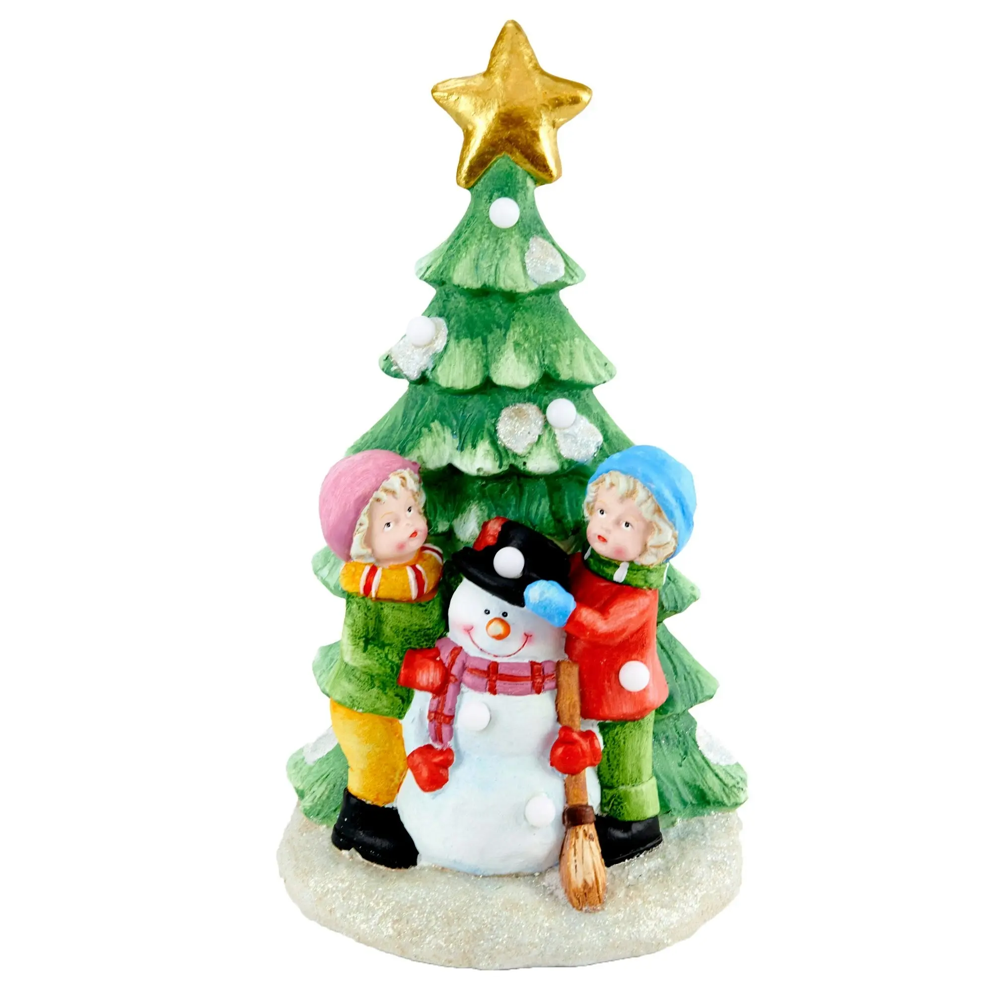 Christmas Figurine Snowman Tree