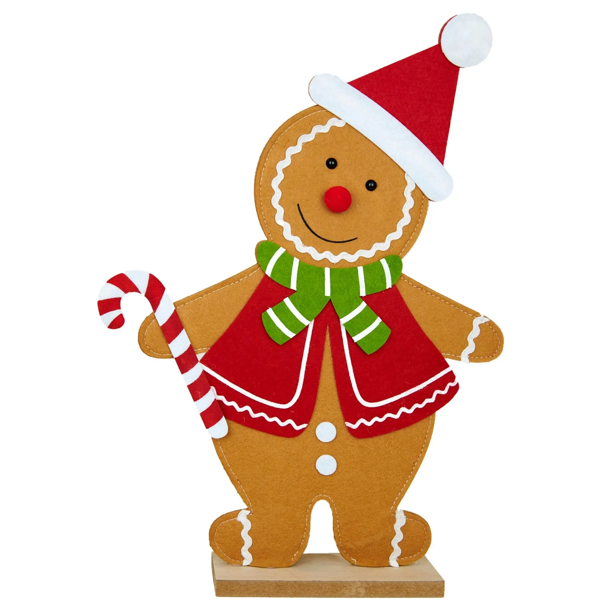 Christmas Decoration Felt, Gingerbreadman- 22.5x28.5cm