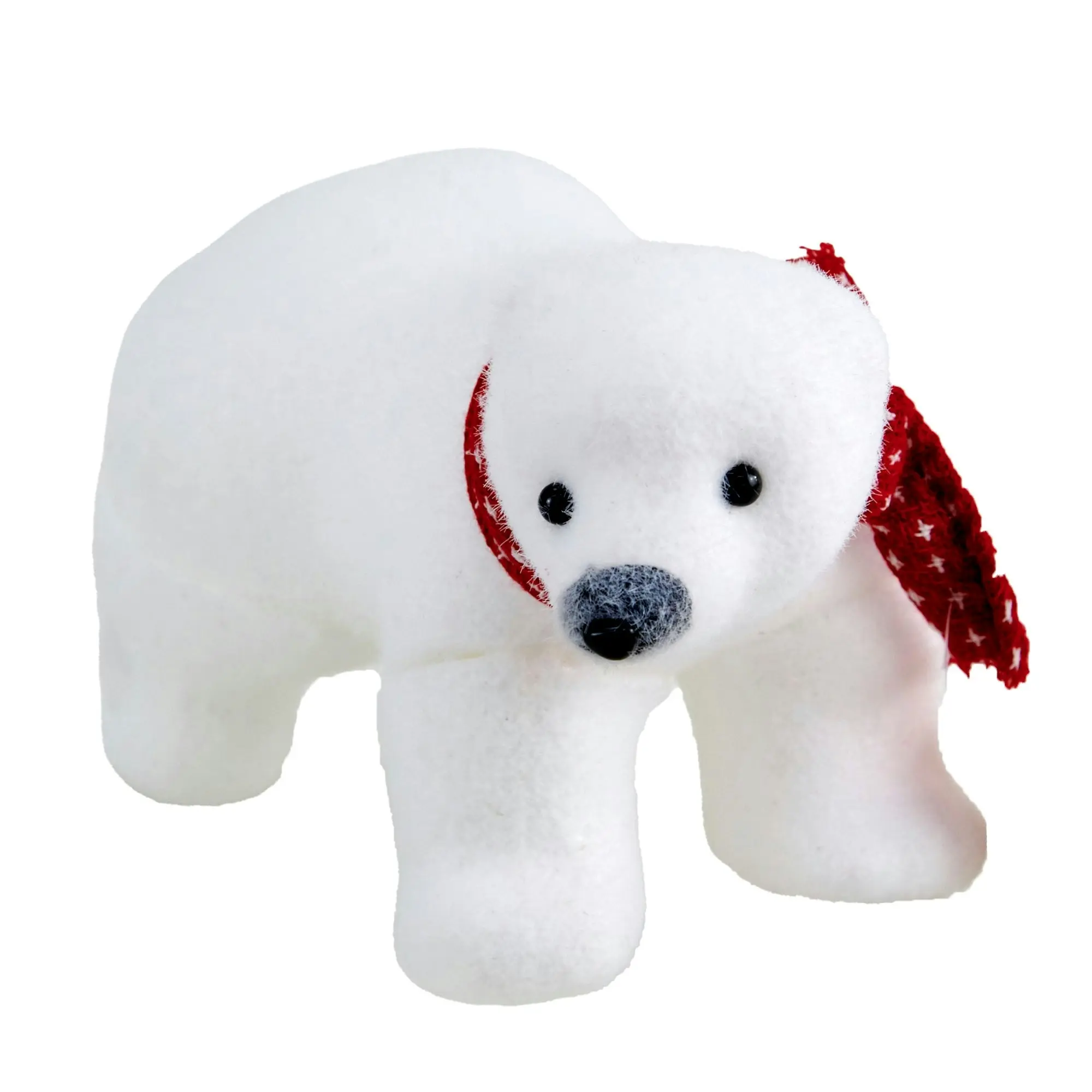 Christmas Polar Bear with Scarf, 26x15x16.5cm