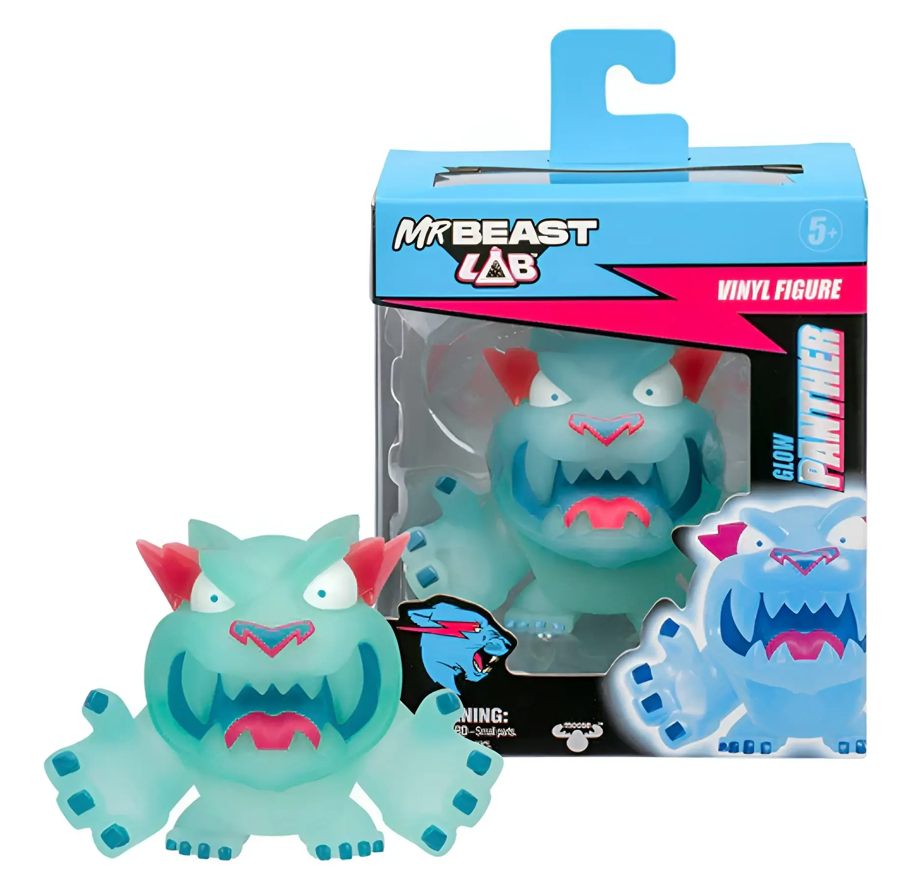 Mr Beast Lab Vinyl Figure Pack - Glow Panther