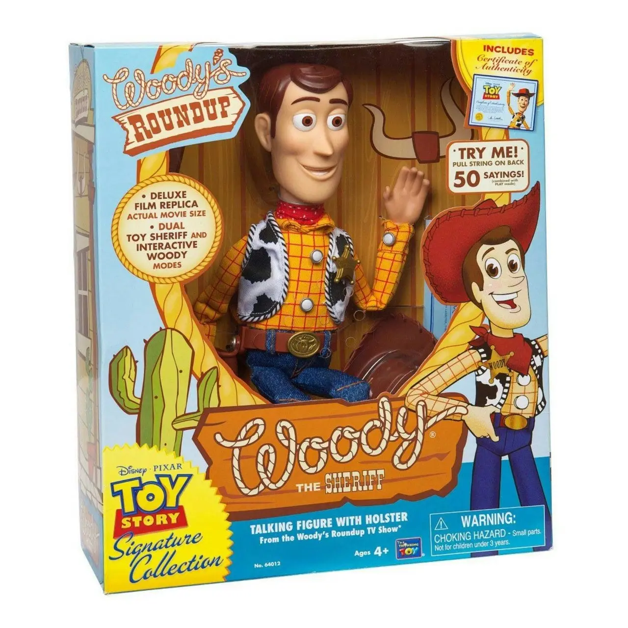 Disney Pixar Toy Story Signature Collection Talking Woody Action Figure