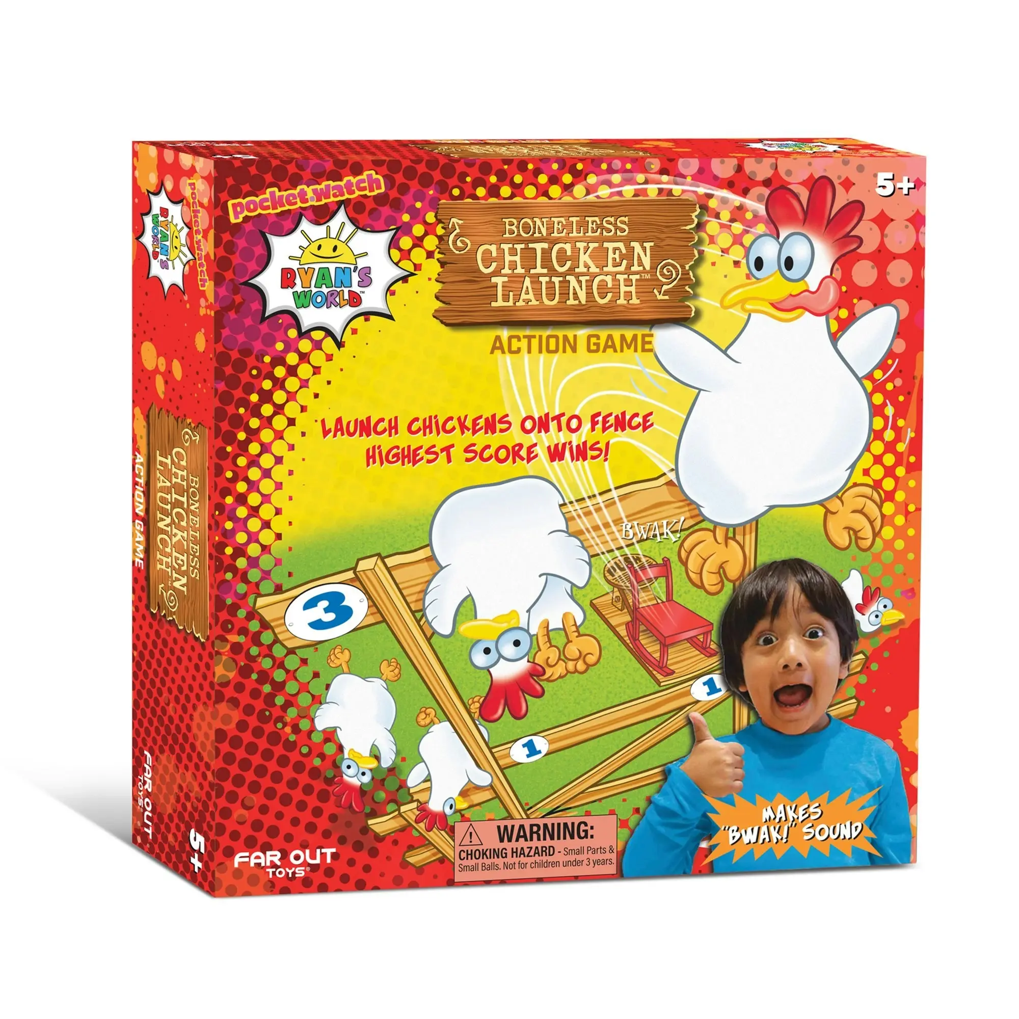 Ryan's World Boneless Chicken Launch Action Game