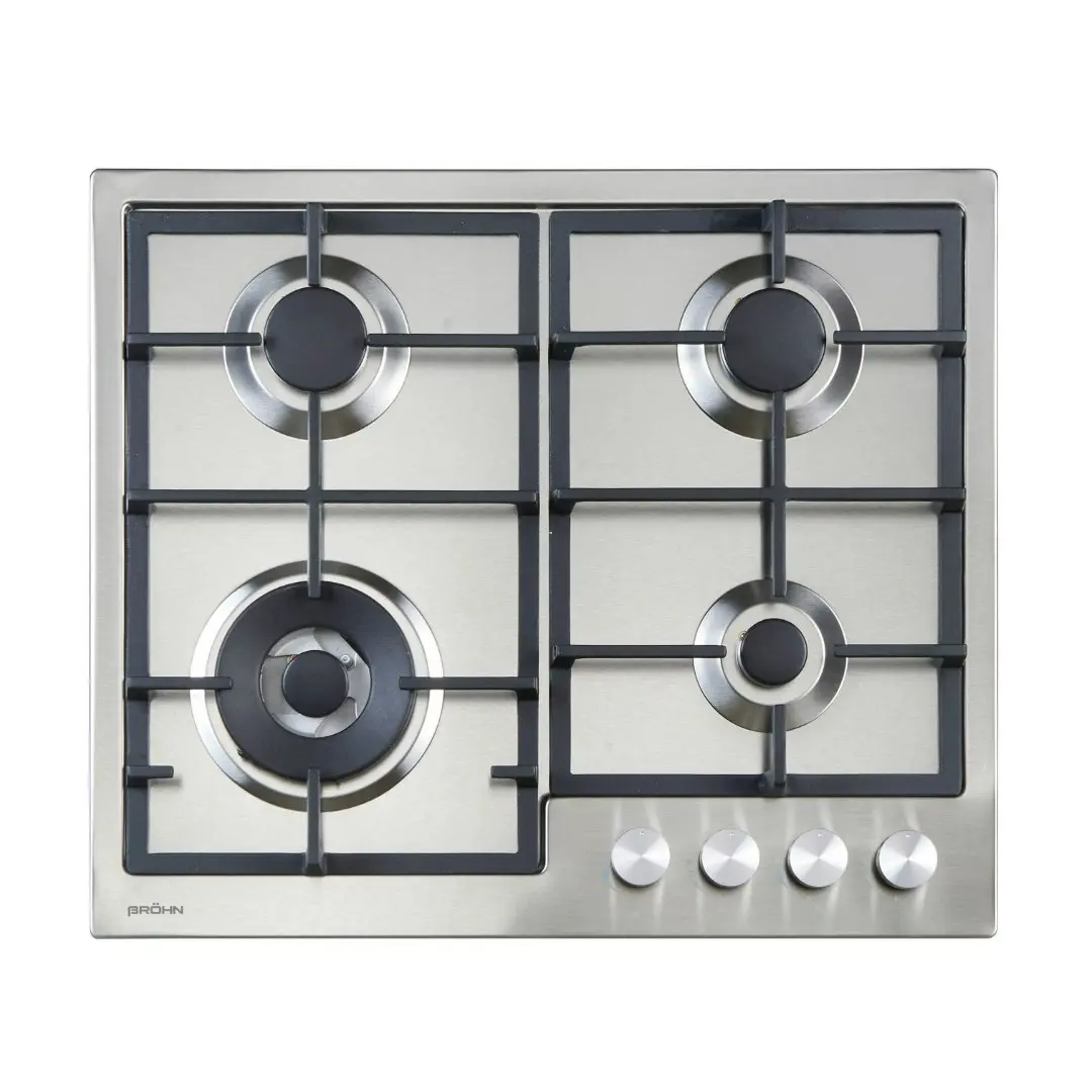 Brohn 60cm Built-in Gas Stainless Steel Cooktop