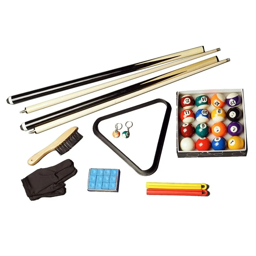 Compact Billiards Snooker Pool Table Accessories Kit Package