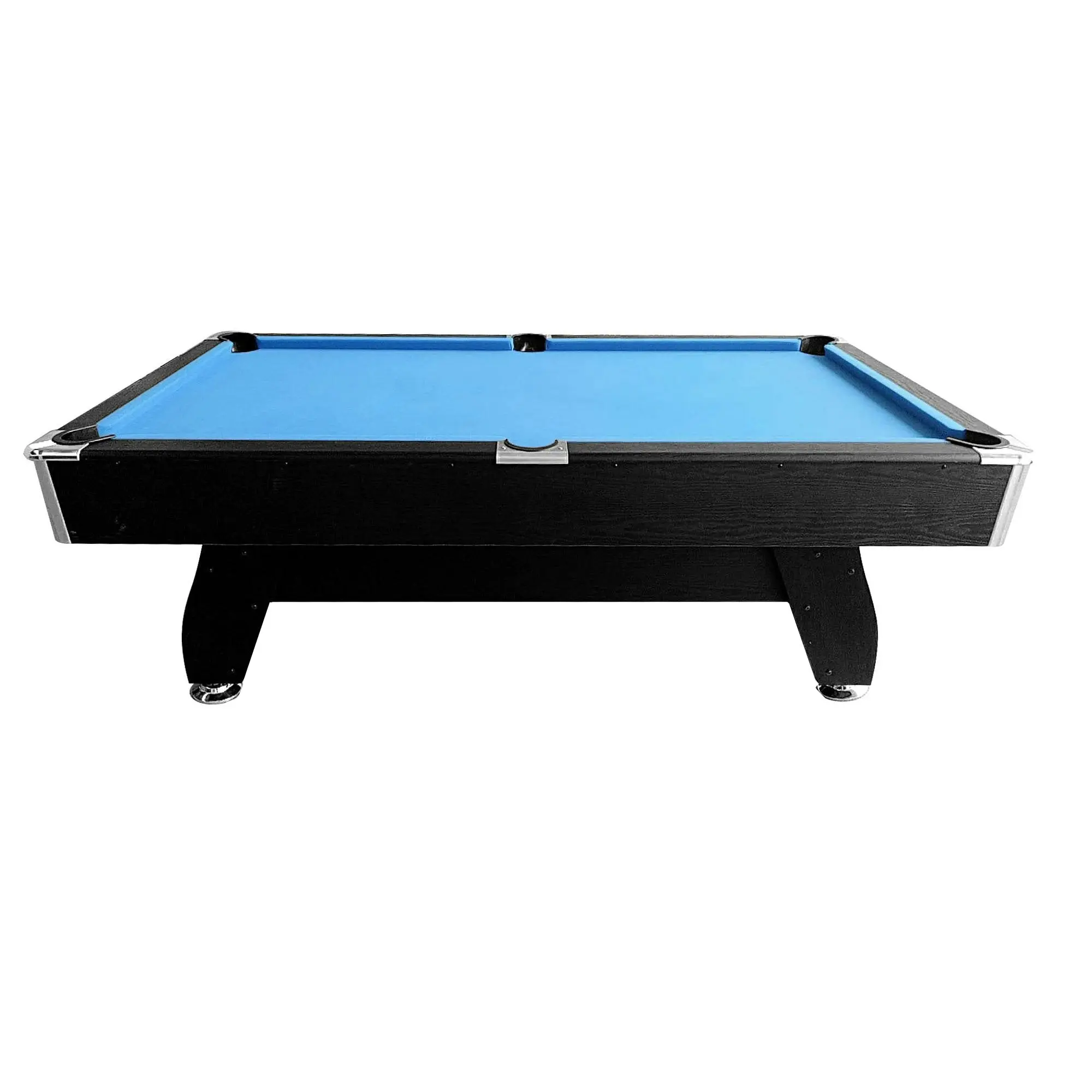 CUETIQ 7FT MDF Pool Snooker Billiard Table With Accessories Pack, Black Frame