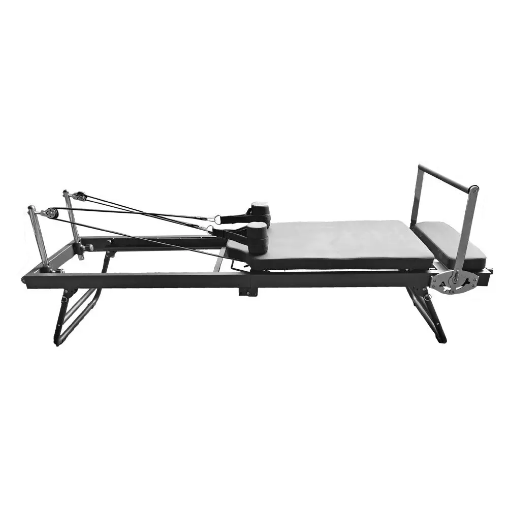 FLEXIO Multi-purpose Foldable Steel Frame Pilates Reformer Pilates Tables-Black