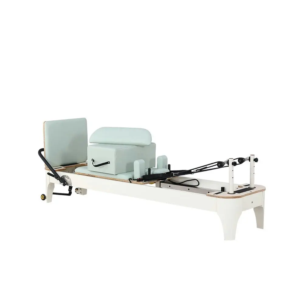 COREVA MN011 After Discount: $2184 Fashion Design Stability Pilates Reformer Home Gym Train Equipment Machine - White