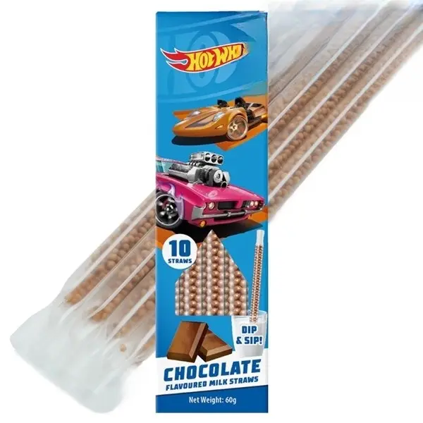 We Hot Wheels Straw Choc60g