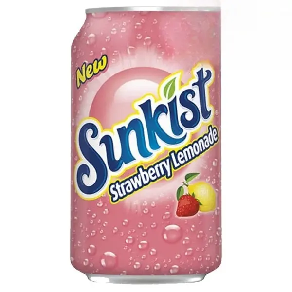 Us Sunkist Straw Lemo 355ml