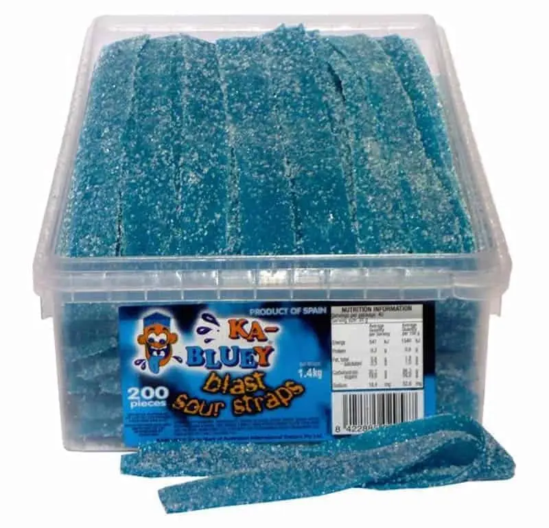 Ka-Bluey Blast Sour Straps Blue