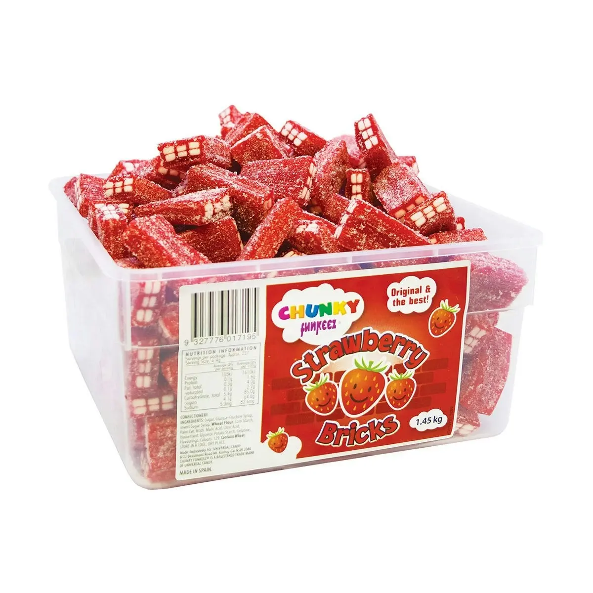 Chunky Funkeez Strawberry Bricks 1.45kg