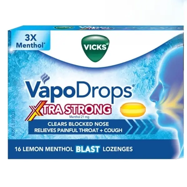 Vicks Xtra Strong Lemon