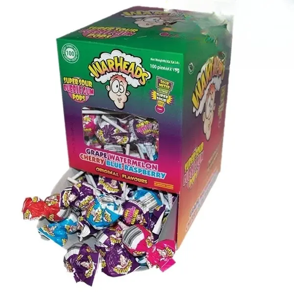 Uc Warhead Bubblegum Pops