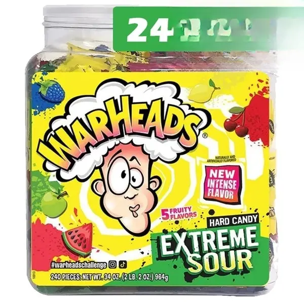 Uc Warhead Sour Candy Tub