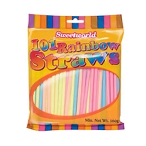 Rainbow Straws 160g