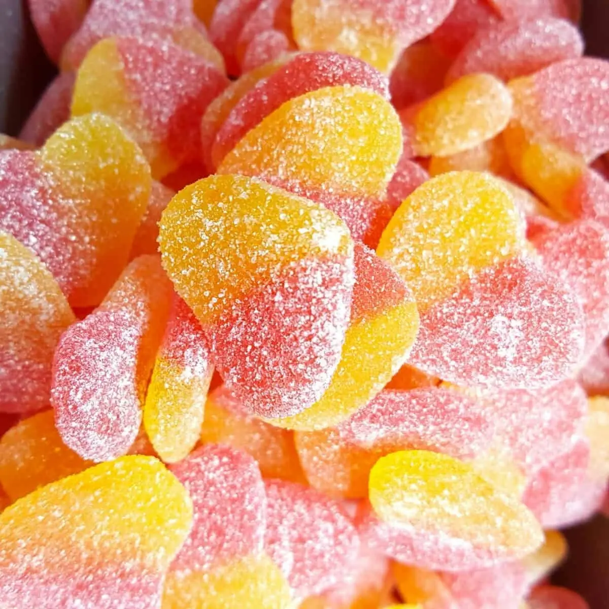 Trolli Sour Peach Hearts