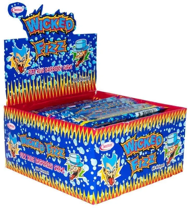 Wicked Fizz Blue Raspberry Chews