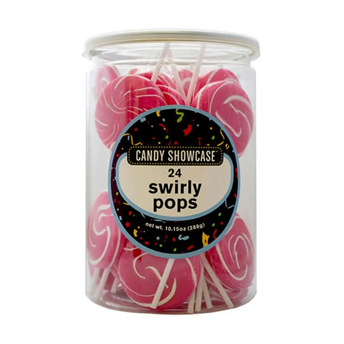 Swirly Lollipop Red & White 12g