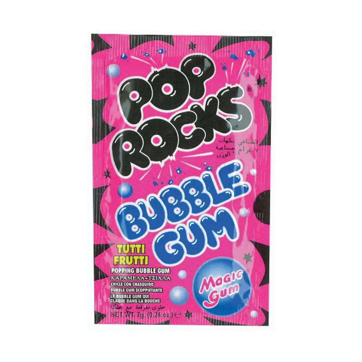 Pop Rock Gum Tutti Frutti 7g