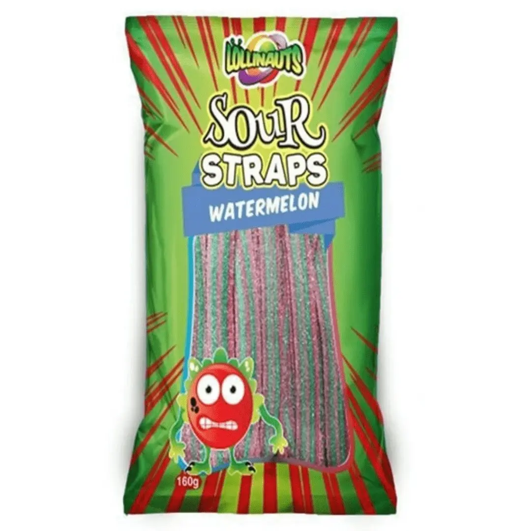 Lollinaut Watermelon Sour Straps