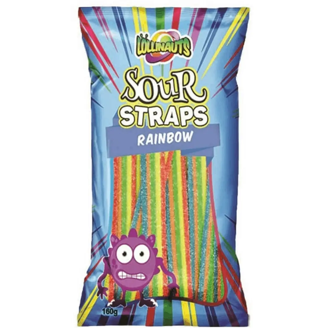 Lollinauts Rainbow Sour Straps