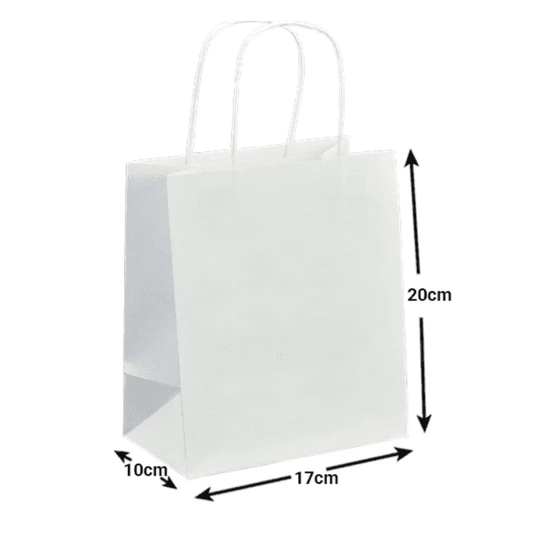 White Paper Bag Small