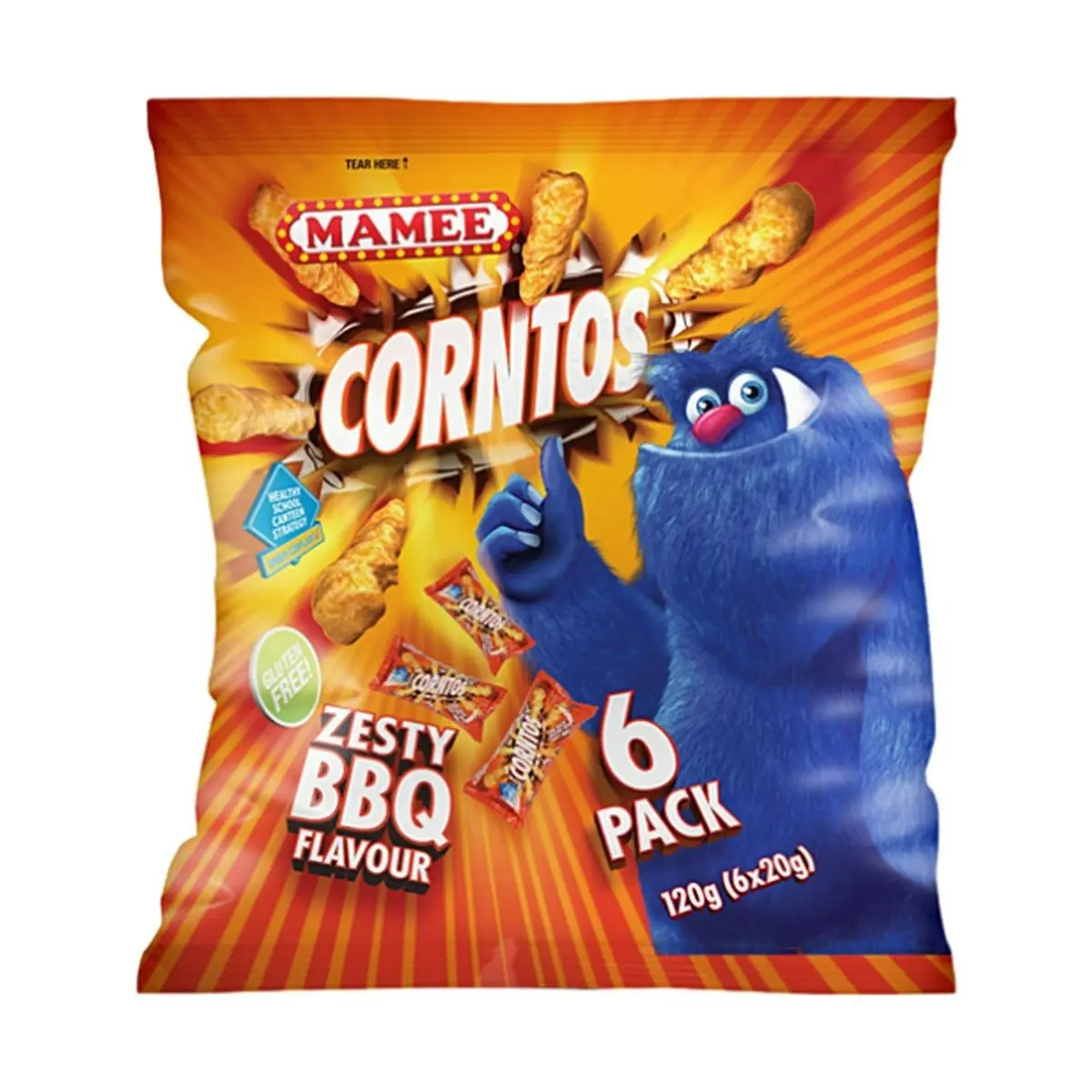 Mamee Corntos Zesty Bbq 20g