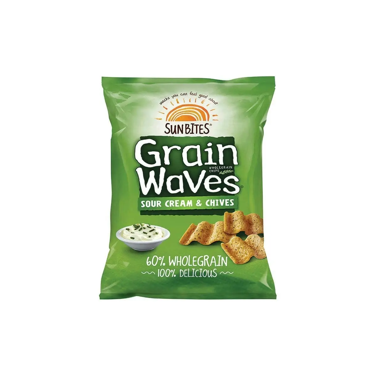 GRAIN Waves Sour Cream & Chives 28g