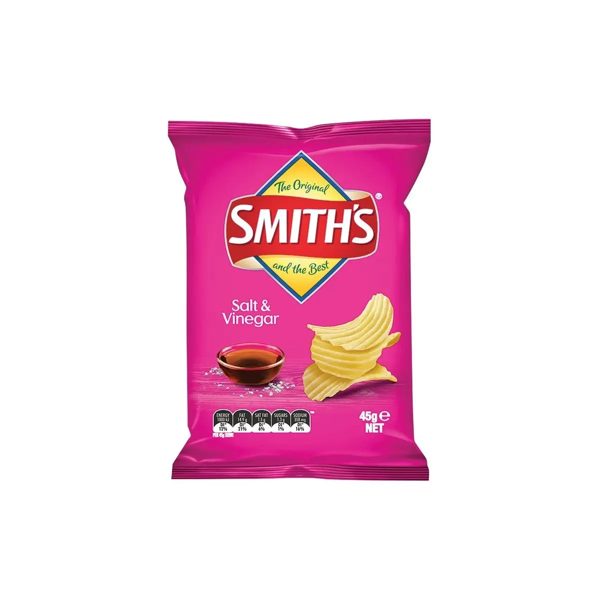 Smith's Salt And Vinegar 45g