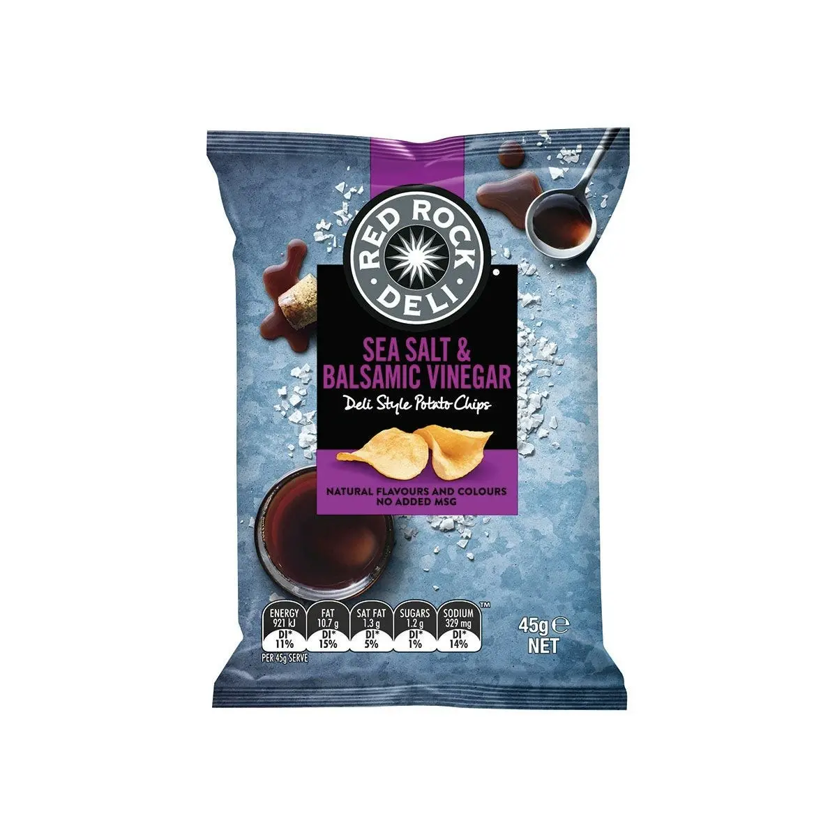 Red Rock Deli Salt & Vinegar 45g