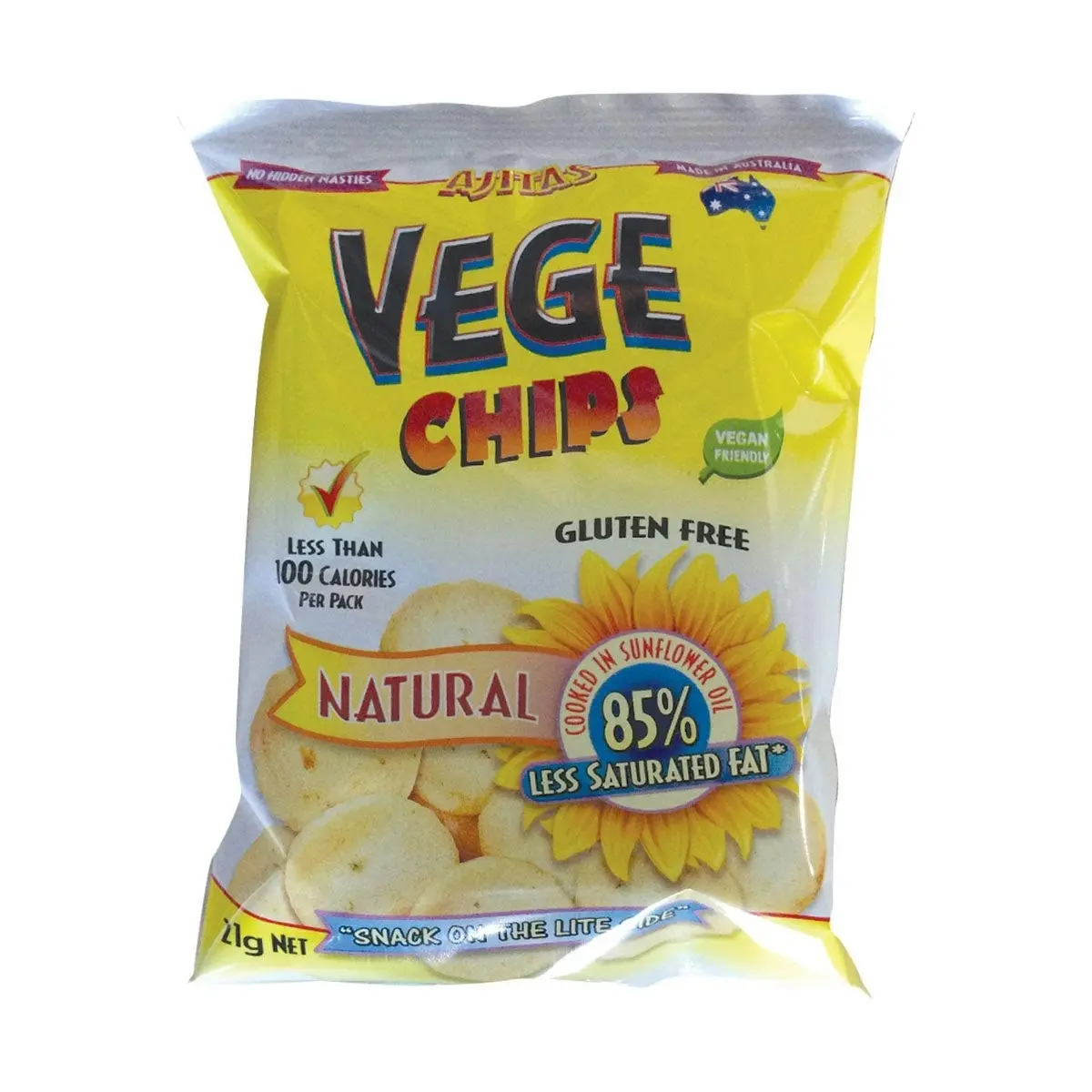 Ajitas Vege Chips Natural 21g