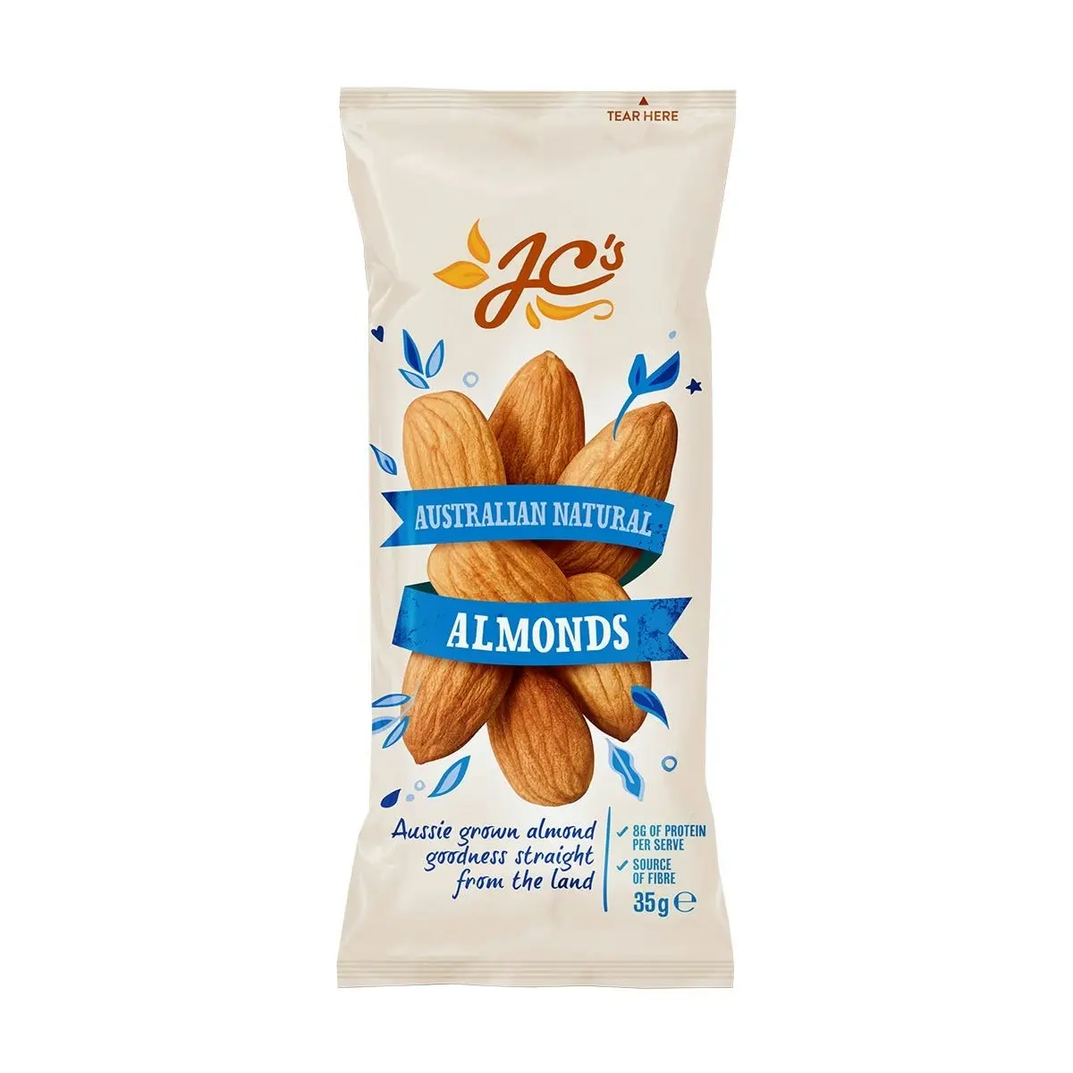 JC'S Almonds Natural 35g