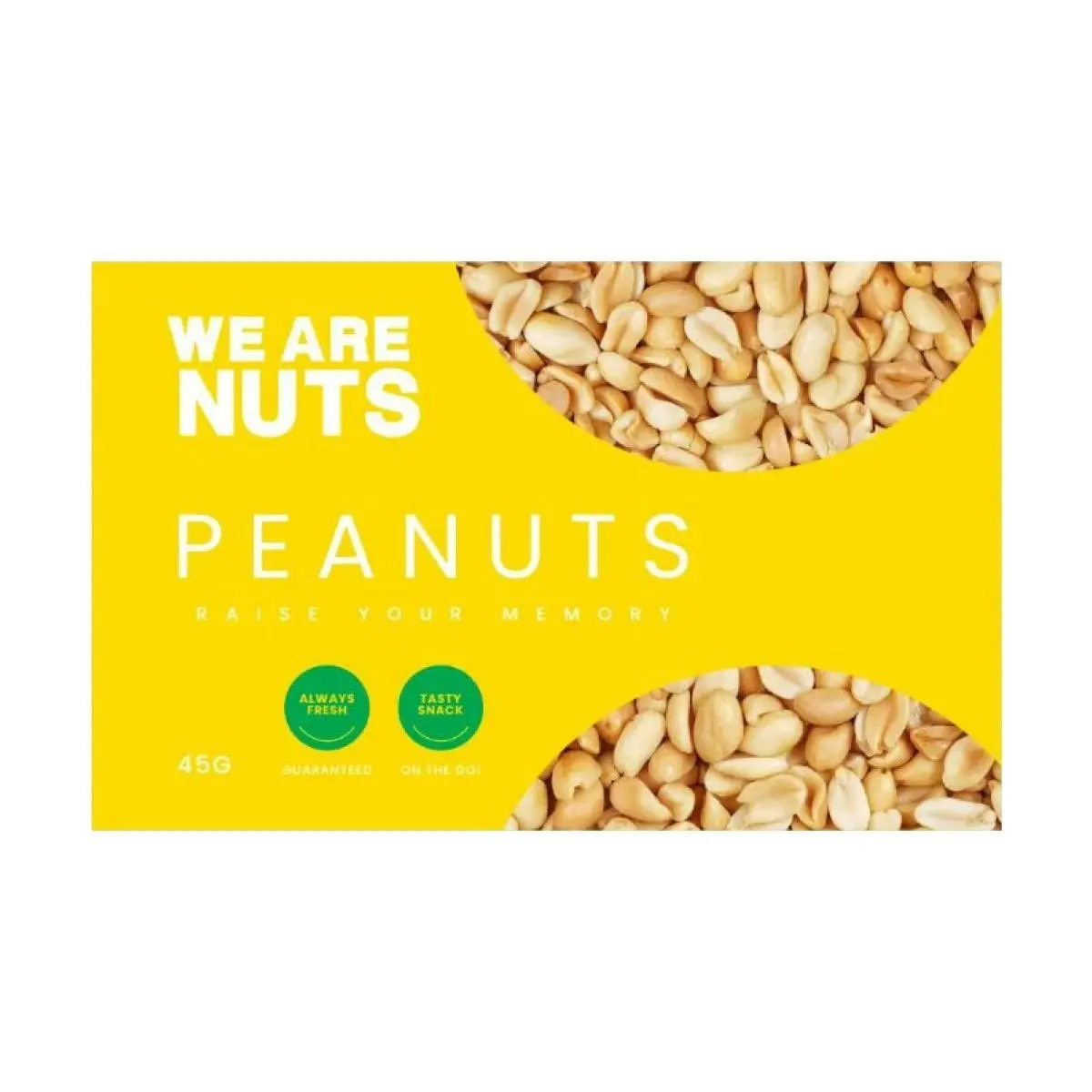 WE Are Nuts Peanuts 45g