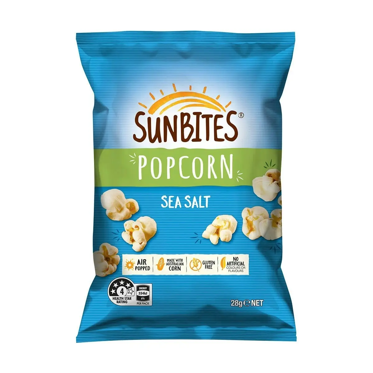 Sunbites Popcorn Sea Salt 28g