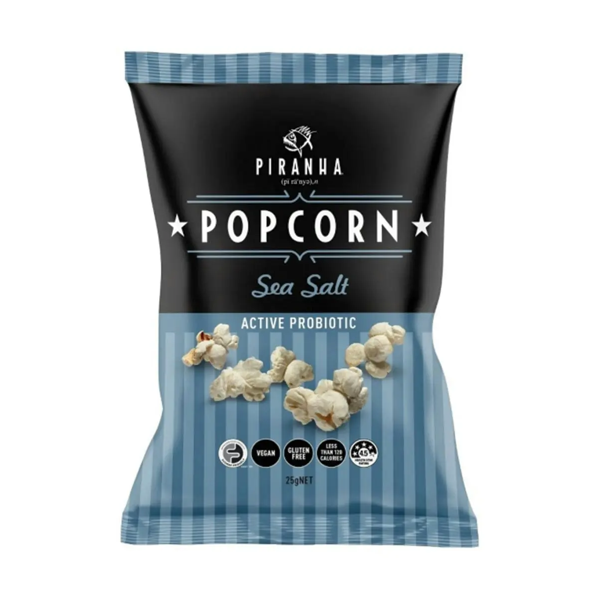 Piranha Popcorn Sea Salt 25g