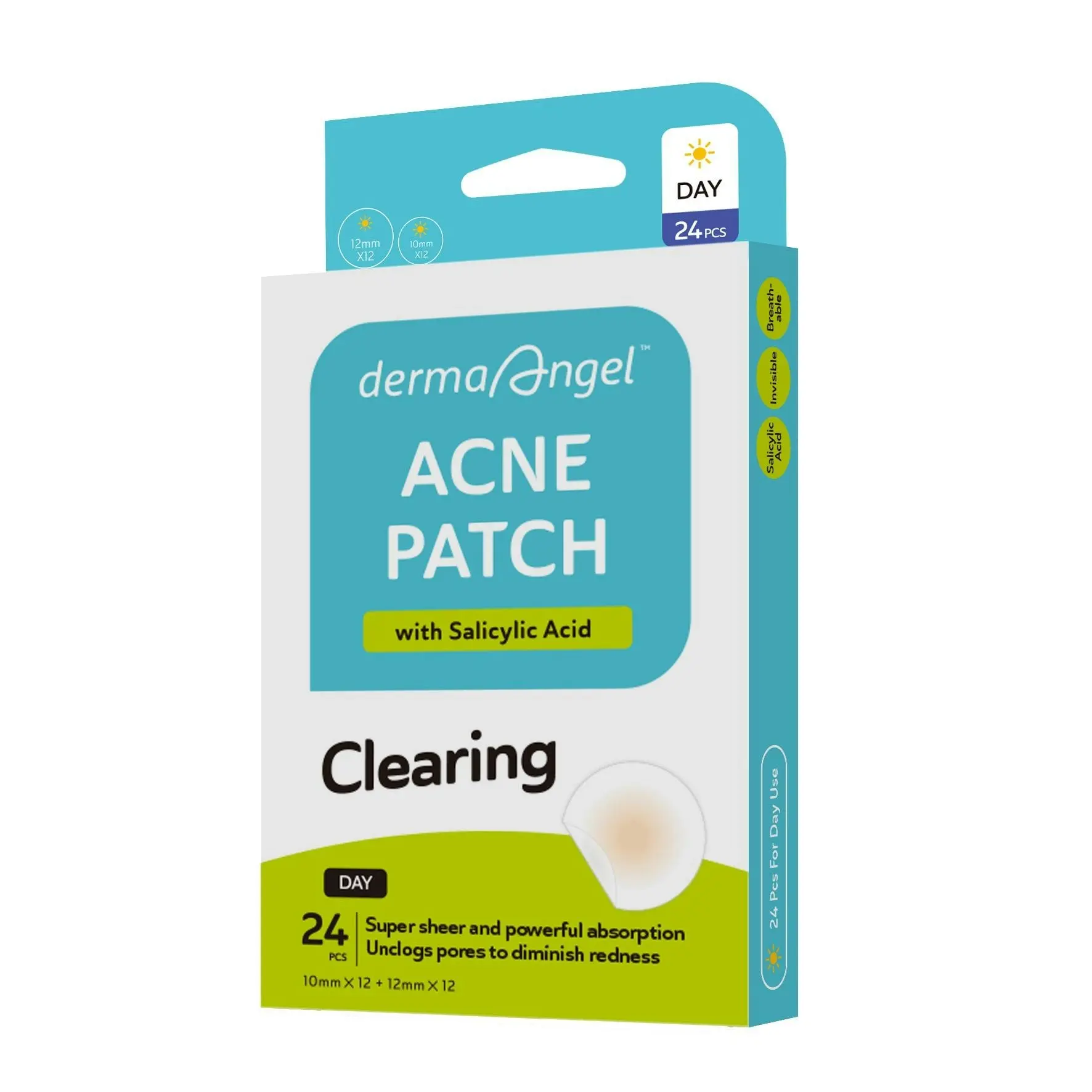 DermaAngel Acne Day Patches 24 Pack