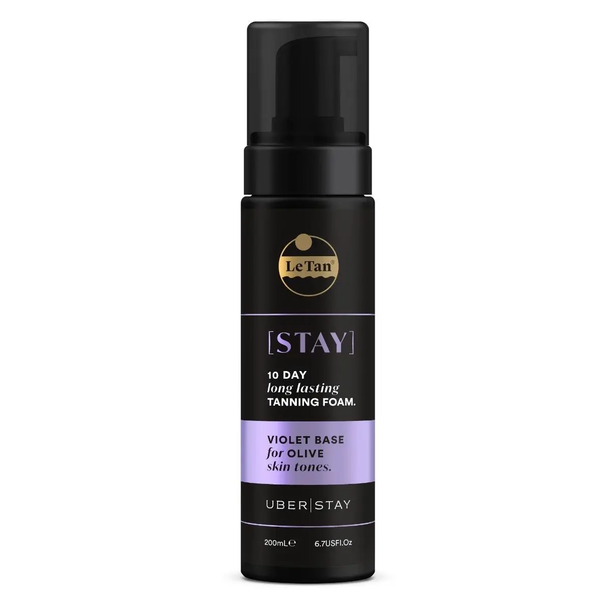 Le Tan Uber Stay Self Tanning Foam Violet Base 200mL