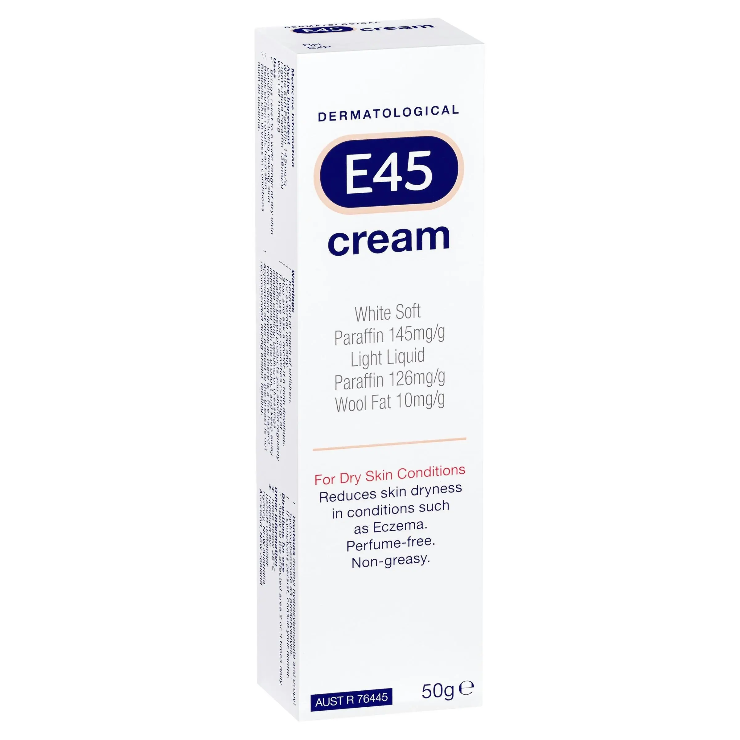 E45 Moisturising Cream for Dry Skin & Eczema 50g