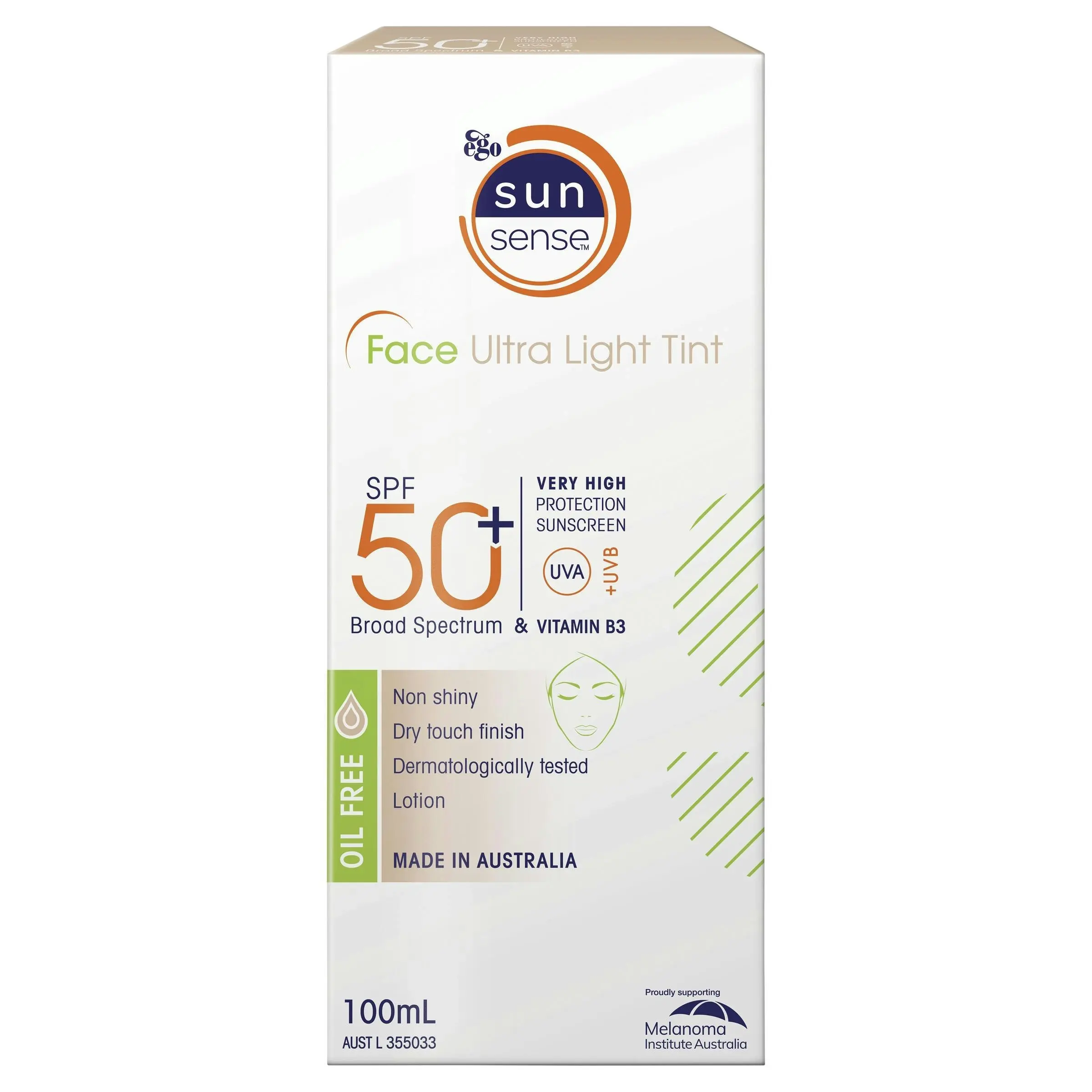 Sunsense Face Ultra Light Tint SPF50+ 100ml