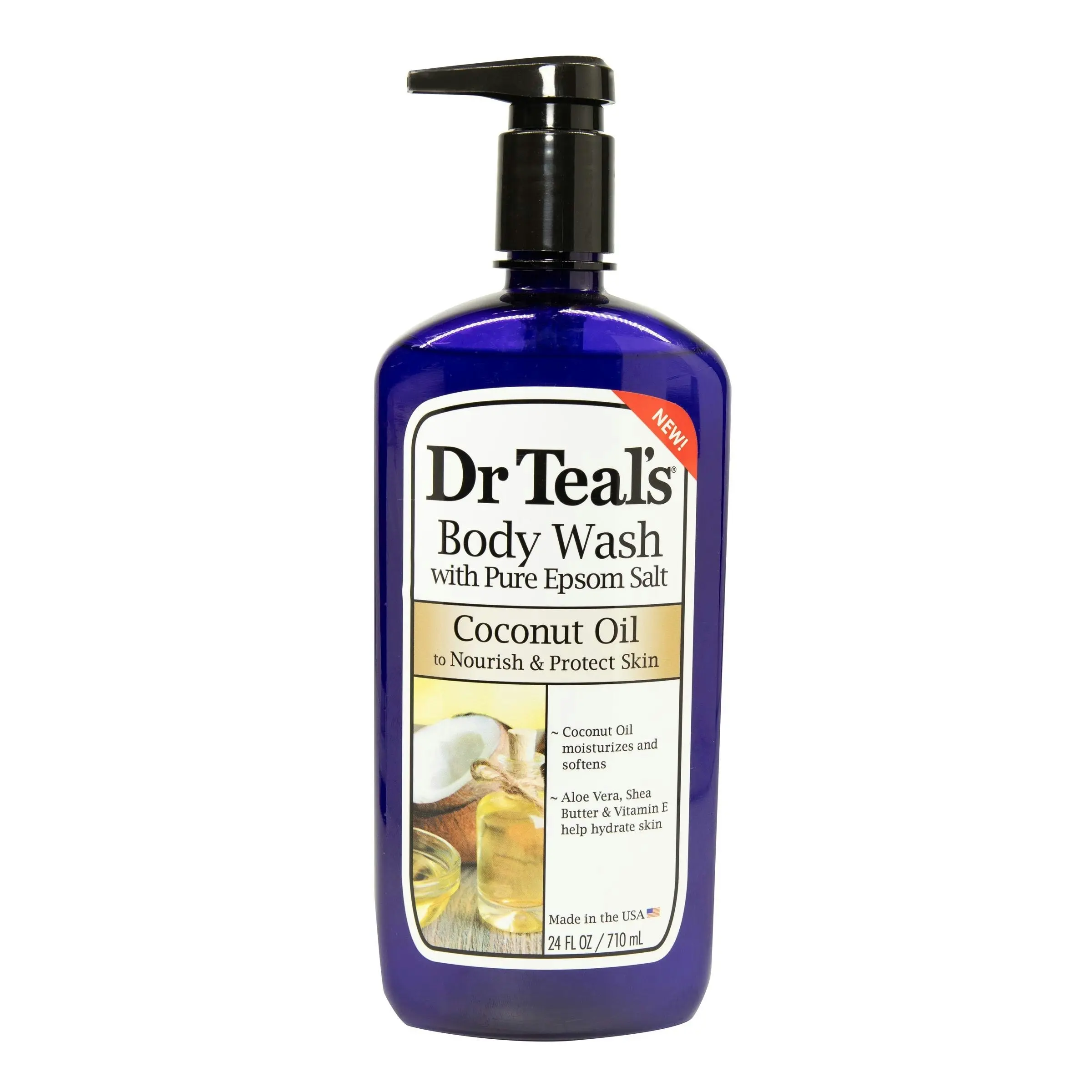 Dr Teal's Body Wash Coconut Oil 710ml