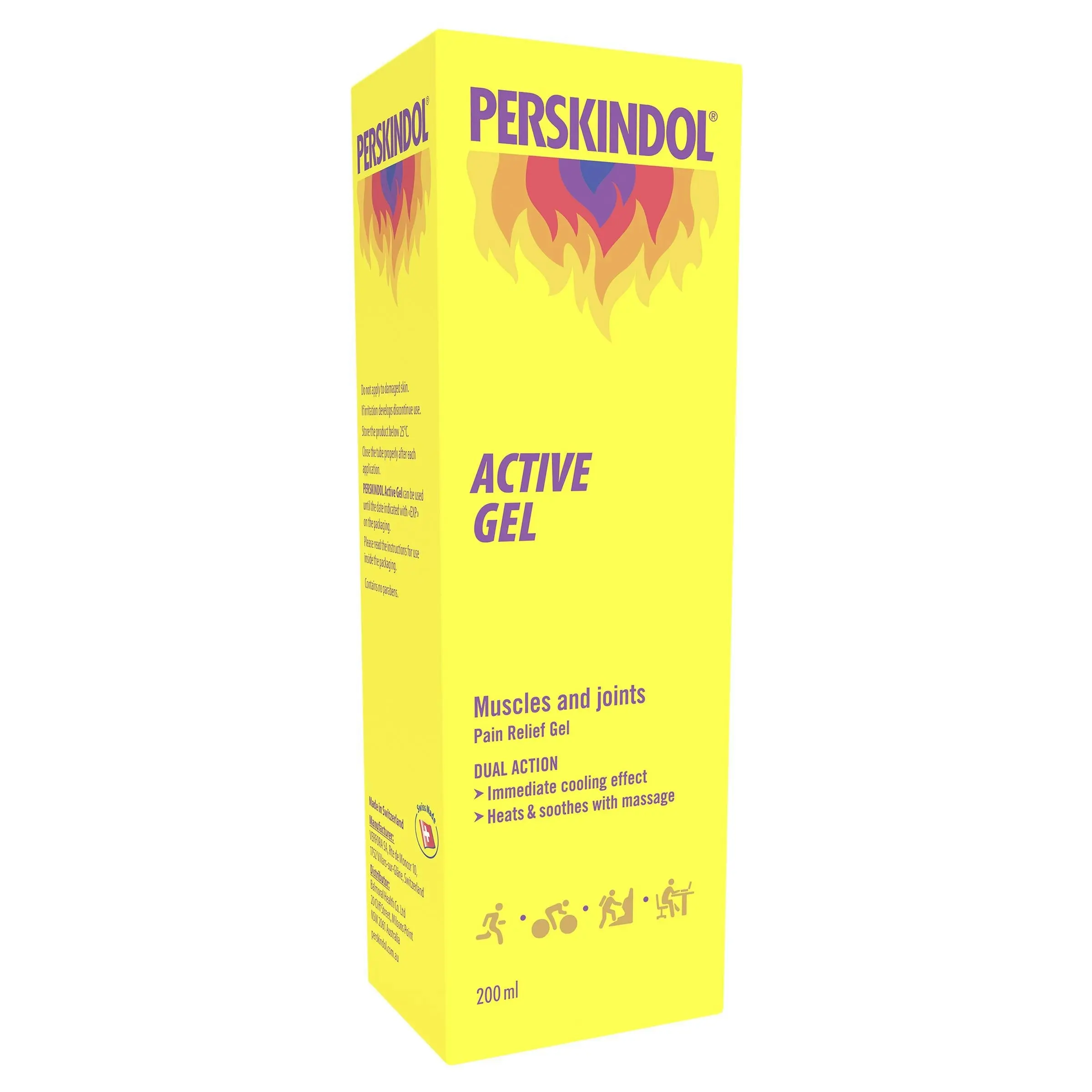 Perskindol Active Pain Relief Gel 200ml